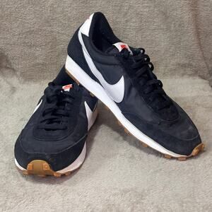 Nike Waffle Trainer 2 Black White Gum Sole Sneakers Mens 11 Retro Running Shoes
